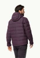 Мужская куртка Jack Wolfskin Ather Down Hoody M Midnight Plum, s.M фото №3 — интернет-магазин Desire.md