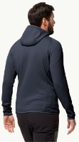 Мужская толстовка Jack Wolfskin Baiselberg Hooded Fz M Midnight Sky, s.XL фото №2 — интернет-магазин Desire.md