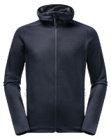 Мужская толстовка Jack Wolfskin Baiselberg Hooded Fz M Midnight Sky, s.XXL