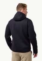 Мужская толстовка Jack Wolfskin Kaminfeuer Hooded Jkt M Dark Navy, s.M фото №3 — интернет-магазин Desire.md