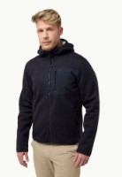 Мужская толстовка Jack Wolfskin Kaminfeuer Hooded Jkt M Dark Navy, s.S фото №2 — интернет-магазин Desire.md