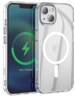 Husa de protecție Hoco Magnetic Series Airbag Anti-fall Protective Shell for iPhone 16 Plus Transparent