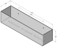 Полка Daske Basket Black фото №2 — интернет-магазин Desire.md