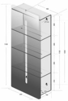 Полка Daske Continental Max White фото №2 — интернет-магазин Desire.md