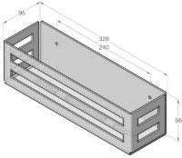 Poliţa Daske Country White imaginea #2 — magazin online Desire.md