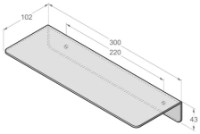 Poliţa Daske Elegance White 300mm imaginea #4 — magazin online Desire.md