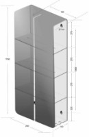 Poliţa Daske Sensay Max Grey imaginea #4 — magazin online Desire.md