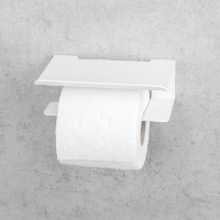 Держатель туалетной бумаги Daske Bliss Left White фото №3 — интернет-магазин Desire.md