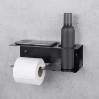 Держатель туалетной бумаги Daske Line Left Black фото №2 — интернет-магазин Desire.md