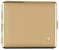 Портсигар Hermann Hauser Soft-Leather Plated Frame 605622 Beige Gold