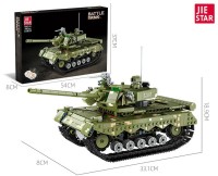 Конструктор Jie Star Battle Tank (61053) фото №2 — интернет-магазин Desire.md