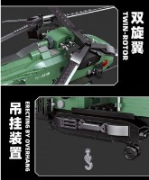 Конструктор Jie Star Twin-Rotor Helicopter (58008) фото №6 — интернет-магазин Desire.md