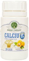 Vitamine Herbal Therapy Calciu + Vitamina D3 60tab