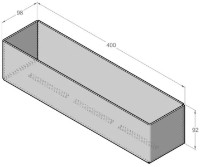 Полка Daske Basket Adh Black фото №4 — интернет-магазин Desire.md