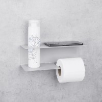 Держатель туалетной бумаги Daske Line Right Adh Grey фото №3 — интернет-магазин Desire.md