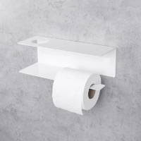 Держатель туалетной бумаги Daske Line Right Adh White фото №3 — интернет-магазин Desire.md