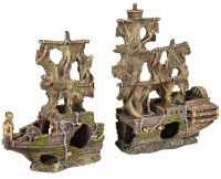 Decor pentru acvarii și terarii Flamingo Herald Shipwreck (410152)