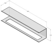 Полка Daske Pody Adh Grey фото №3 — интернет-магазин Desire.md