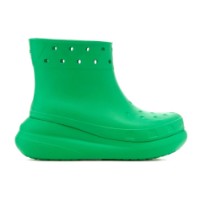 Cizme pentru dame Crocs Classic Crush Boot Grssgrn Bone, s.36-37