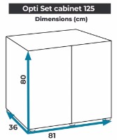 Stand pentru acvarii Aquael Optiset 125 Cabinet 123421 imaginea #3 — magazin online Desire.md