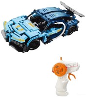 Constructor cu telecomanda Pingao Bugatti Blue 433pcs