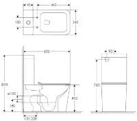 Унитаз Imprese Bilovec i11141 фото №2 — интернет-магазин Desire.md