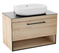 Dulap cu lavoar Imprese Black Edge f32119OK imaginea #1 — magazin online Desire.md