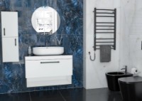 Шкаф с умывальником Imprese Black Edge f32119W фото №4 — интернет-магазин Desire.md