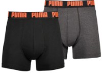 Мужские трусы Puma Basic Boxer 2P Red/Grey/Black, s.L (521015001065) фото №1 — интернет-магазин Desire.md
