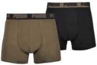 Мужские трусы Puma Basic Boxer 2P Forest Night/Black, s.S фото №1 — интернет-магазин Desire.md