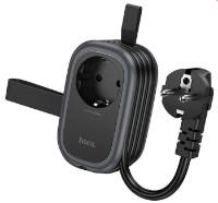 Сетевой фильтр Hoco NS7 Sharp 1 Black фото №6 — интернет-магазин Desire.md