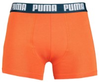 Мужские трусы Puma Basic Boxer 2P Hot Heat/Dark Night, s.M