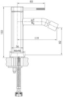 Baterie pentru bideu Imprese Brenta ZMK091908070 imaginea #2 — magazin online Desire.md