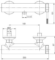 Baterie de duș Imprese Brenta ZMK091908080 imaginea #2 — magazin online Desire.md