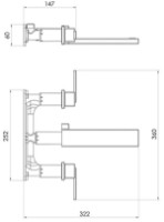 Baterie lavoar Imprese Deira ZMK122001030 imaginea #2 — magazin online Desire.md