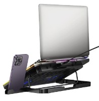 Cooler laptop Hoco DH19 Cool Black imaginea #3 — magazin online Desire.md