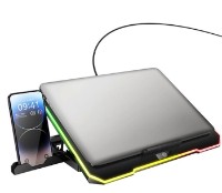 Cooler laptop Hoco DH19 Cool Black imaginea #4 — magazin online Desire.md