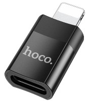 Переходник Hoco UA17 Lightning to Type-C Black