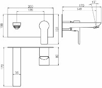Baterie lavoar Imprese Orlik f03509401CC imaginea #2 — magazin online Desire.md