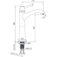 Baterie lavoar Imprese Podzima Ledove ZMK011701011 imaginea #2 — magazin online Desire.md