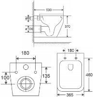 Vas WC Imprese Skala Twist c06306003 imaginea #2 — magazin online Desire.md