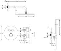 Душевой набор Imprese Smart Click ZMK101901213 фото №2 — интернет-магазин Desire.md