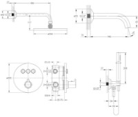 Душевой набор Imprese Smart Click ZMK101901225 фото №2 — интернет-магазин Desire.md