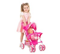 Cărucior pentru păpuși Chipolino Dolly Multicolor (KZKDL02401MC) imaginea #5 — magazin online Desire.md