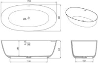 Ванна VOLLE 12-22-168 фото №2 — интернет-магазин Desire.md