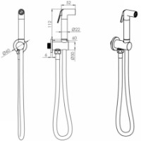 Duș igienic VOLLE Cante (SET20240407) imaginea #3 — magazin online Desire.md