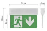 Indicator LED EXIT Emos 315 ZN1210 imaginea #4 — magazin online Desire.md
