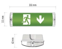 Indicator LED EXIT Emos 351 ZN1110 imaginea #7 — magazin online Desire.md