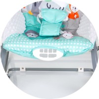 Leagăn pentru bebeluși Chipolino Melody Green (SHEML02402GN) imaginea #5 — magazin online Desire.md