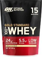 Proteină Optimum Nutrition Gold Standard 100% Whey Vanilla Ice Cream 450g imaginea #1 — magazin online Desire.md